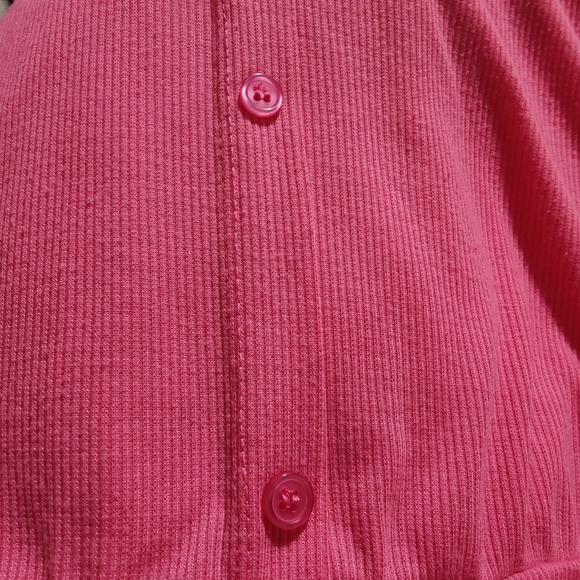 Pink ribbed comfy dress - Picture 4 of 4